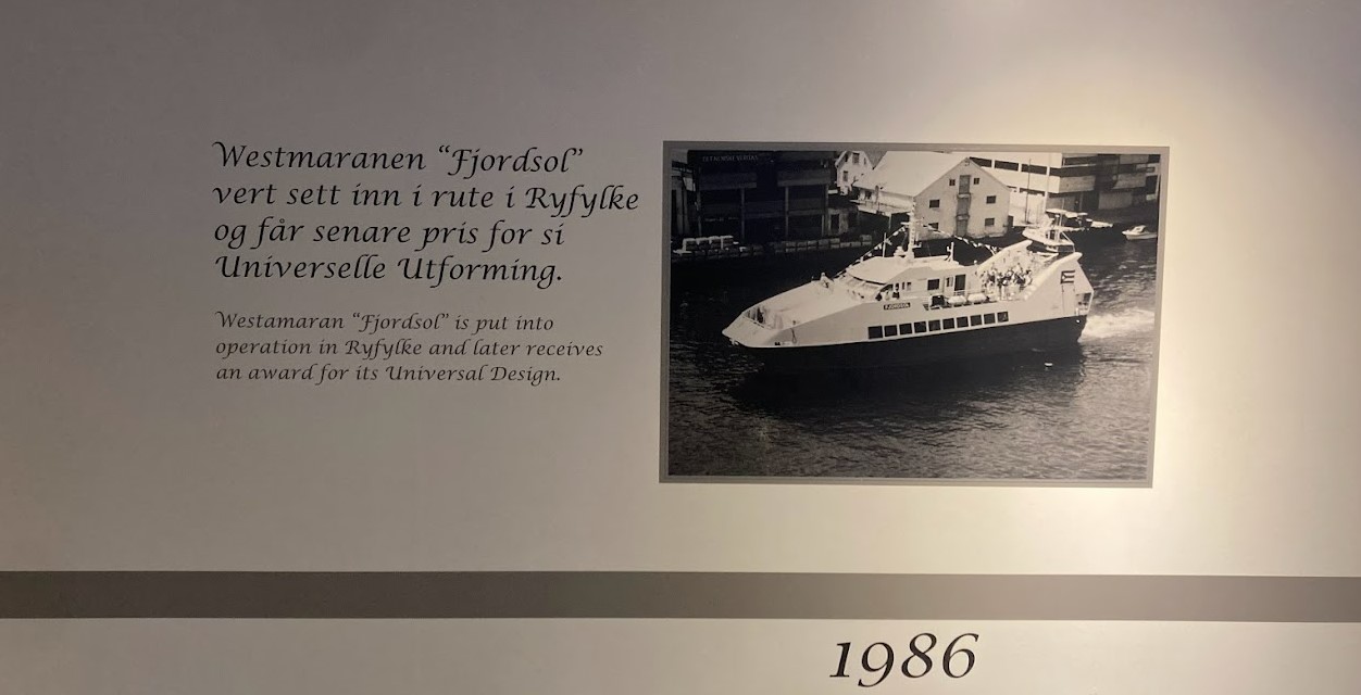 Evolution towards electric ferry 1986