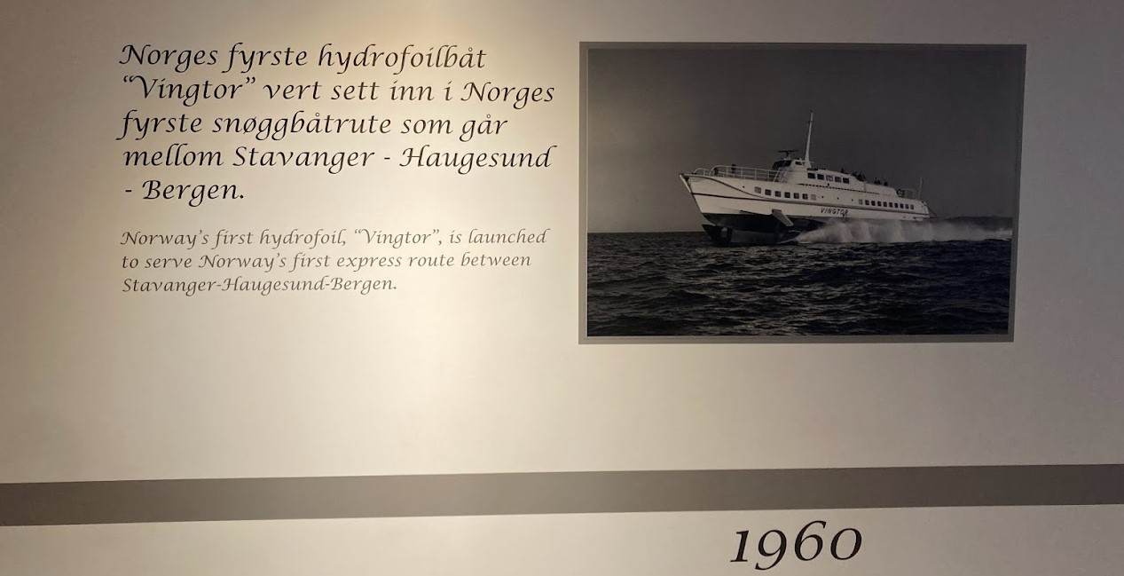 Evolution towards electric ferry 1960
