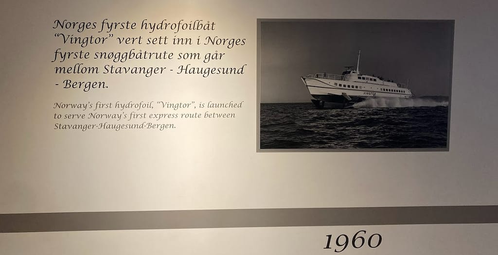Evolution towards electric ferry 1960