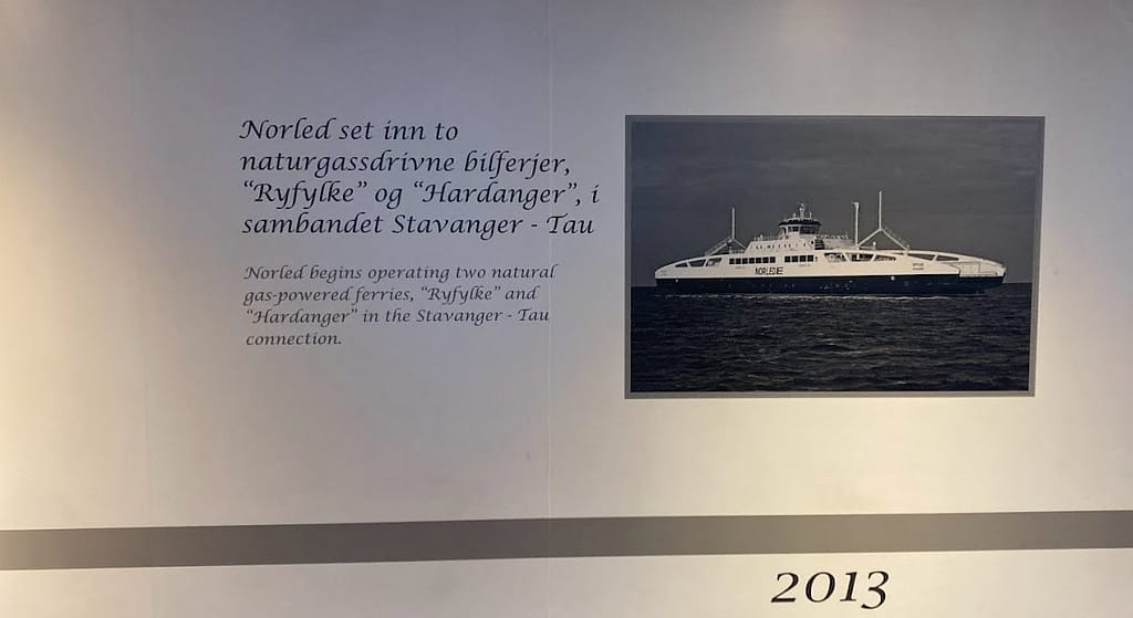 Evolution towards electric ferry 2013