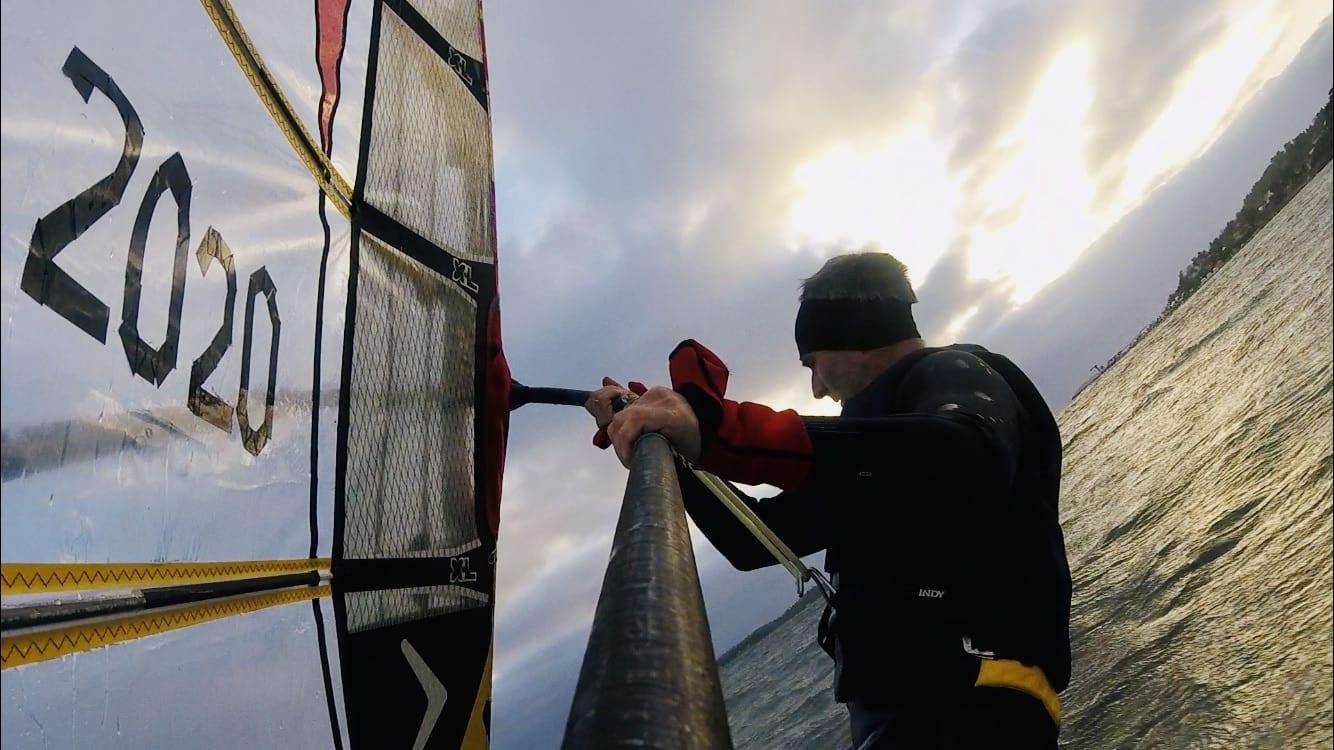 Windsurfing Kurefjorden, Norway