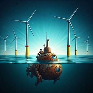 Robotic maintenance offshore wind