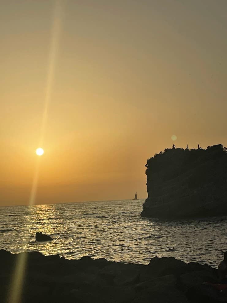 Sunset from Vico Equense beach