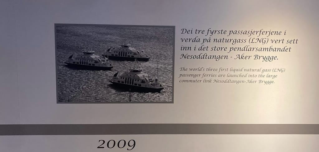 Evolution towards electric ferry 2009