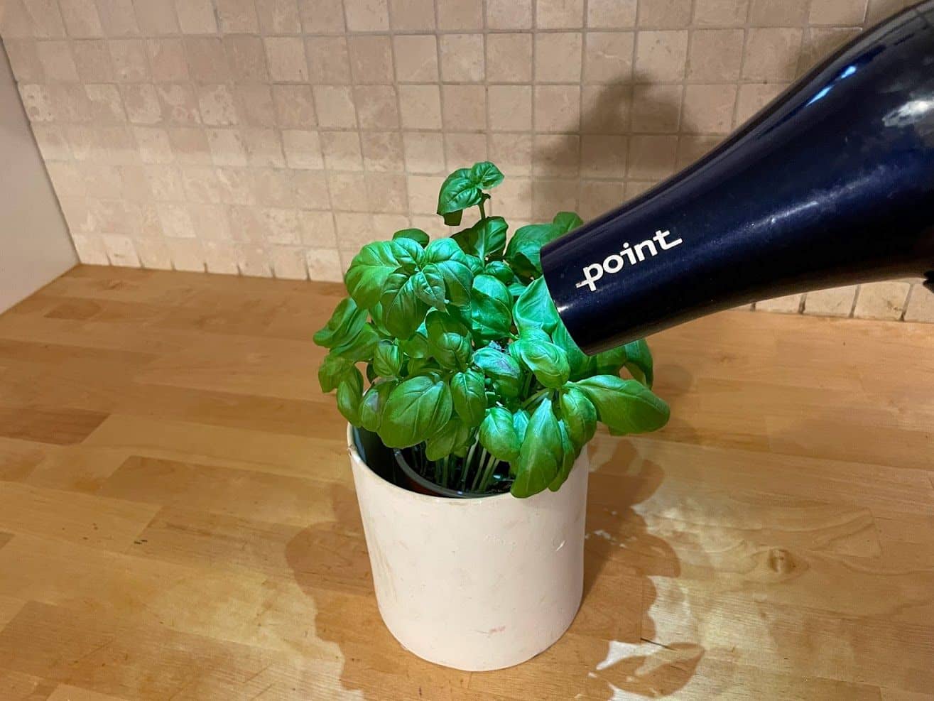 Hair dryer experiment - warmer ocean