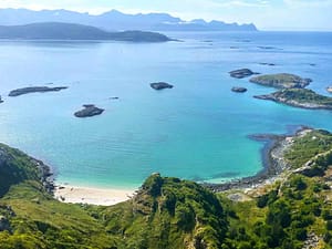 Tromsø and Hillesøy with Caribbean like beaches