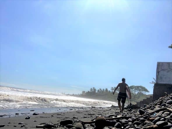 Punta Roca beach, El Salvador