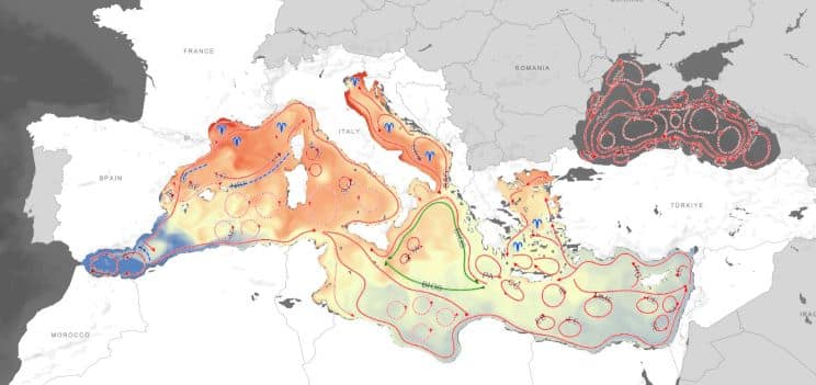 Dissolved oxygen Mediterranean sea