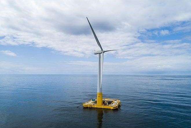 Floating offshore wind mills patented by French company Ideol